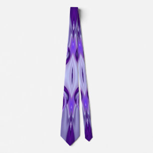 Purple Dream , Abstract Fantasy Rainbow-Art Tie