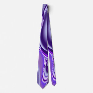 Purple Dream , Abstract Fantasy Rainbow-Art Tie