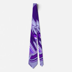 Purple Dream , Abstract Fantasy Rainbow-Art Tie