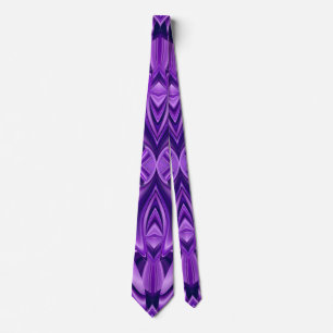 Purple Dream , Abstract Fantasy Rainbow-Art Tie