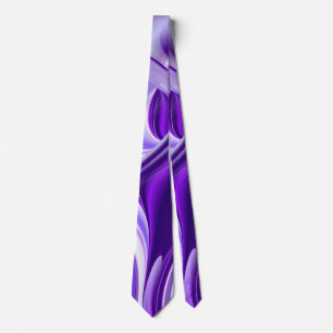 Purple Dream , Abstract Fantasy Rainbow-Art Tie