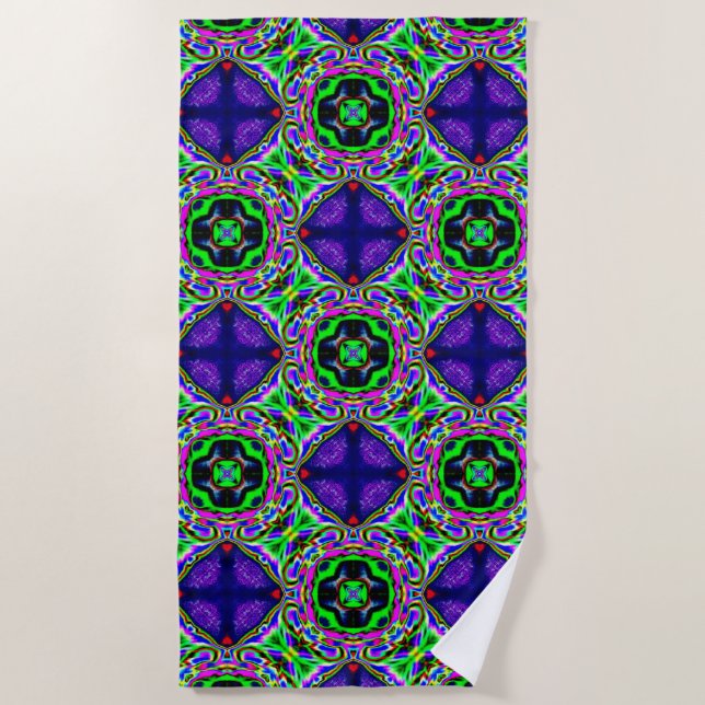 purple dream beach towel (Front)