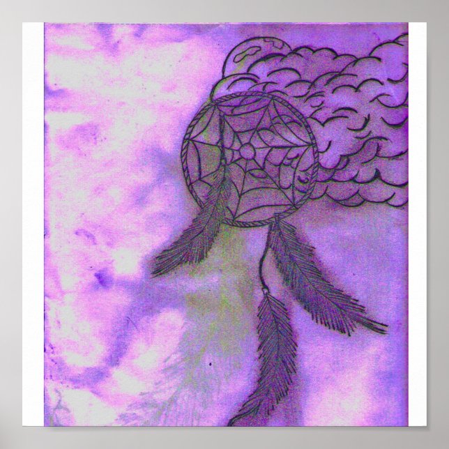purple dream catcher poster (Front)