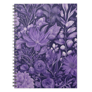 Purple Dream Elegant Botanical Design inspired by Notebook