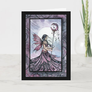 Purple Dream Fairy Greeting Card