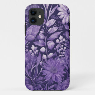 Purple Dream, Fantasy flower indigo palette  Case-Mate iPhone Case