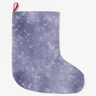 Purple Dream Sparkle Large Christmas Stocking