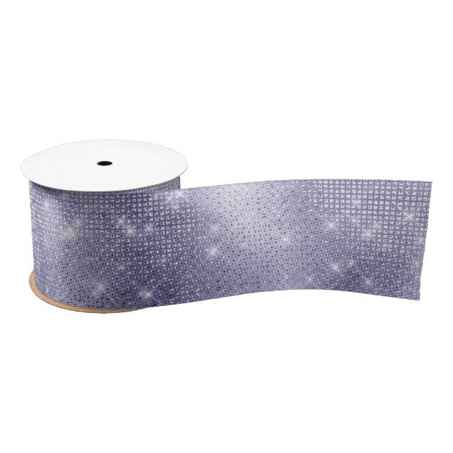 Purple Dream Sparkle Satin Ribbon (Spool)