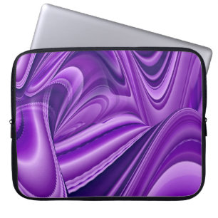 Purple Dreams , Abstract Fantasy Rainbow-Art Laptop Sleeve