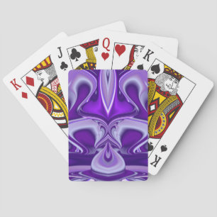 Purple Dreams , Abstract Fantasy Rainbow-Art Playing Cards