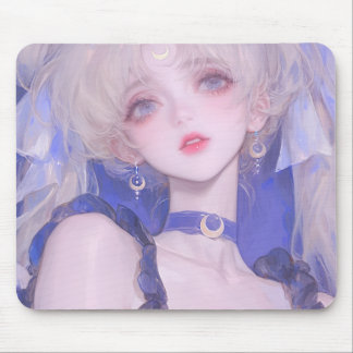 Purple Dreamy Sailor Moon Themed Anime Mouse Pad