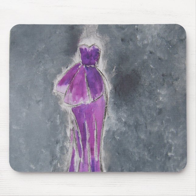 Purple Dress Mousemat (Front)