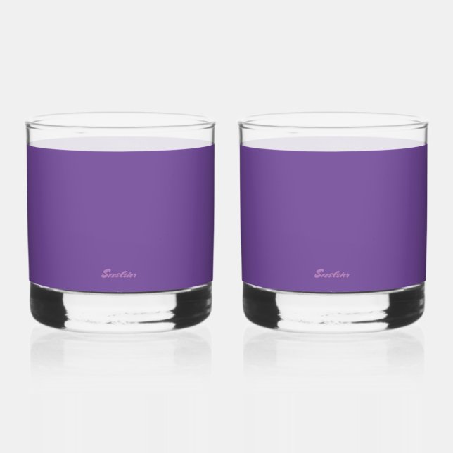 PURPLE DRINKING GLASS (Front)