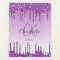 Purple drips violet monogram 2027