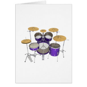 Purple Drum Kit: