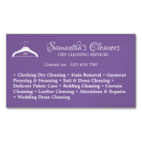 Purple Dry Cleaners Monogram Cleaning Service