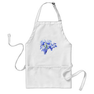 Purple Dwarf Iris Heart Standard Apron