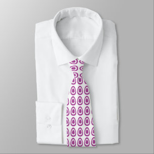 Purple Easter Eggs Pattern   Tie