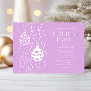 Purple Elegant Christmas Party Corporate Holiday