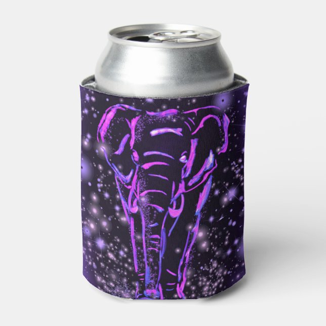 Purple Elephant Can Cooler (Can Front)