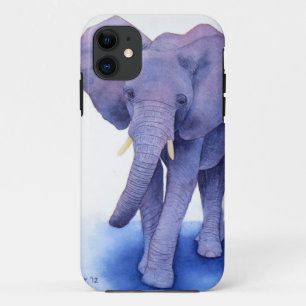 purple elephant watercolor art on multiple items! Case-Mate iPhone case