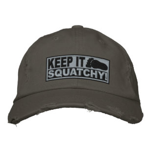 Purple *EMBROIDERED* Keep It Squatchy! - Bobo's Embroidered Hat