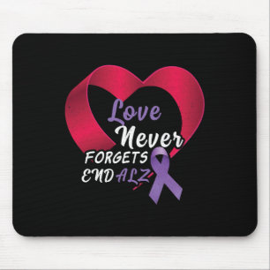 Purple End Alzheimer End Heimer Heimers Awareness Mouse Pad