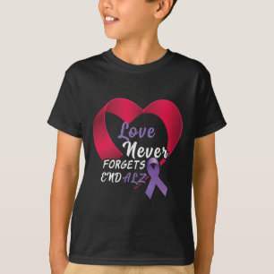 Purple End Alzheimer End Heimer Heimers Awareness T-Shirt