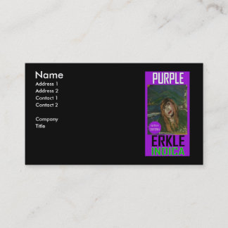 PURPLE ERKLE INDICA BUSINESS CARD