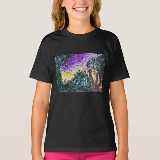 Purple Evening T-Shirt (Front)