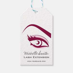 Purple Eye long eyelashes Lash extension  icon Gift Tags
