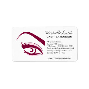 Purple Eye long eyelashes Lash extension  icon Label