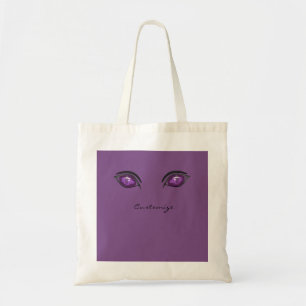 purple eyes staring Thunder_Cove Tote Bag