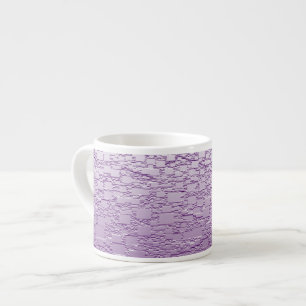 Purple Fade Mini Tile Geometric design Espresso Cup
