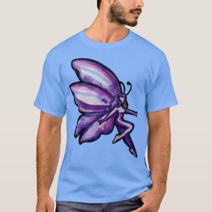 Purple Fairy Art purple fae fairy gardening T-Shirt