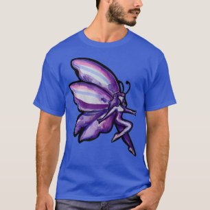 Purple Fairy Art purple fae fairy gardening T-Shirt