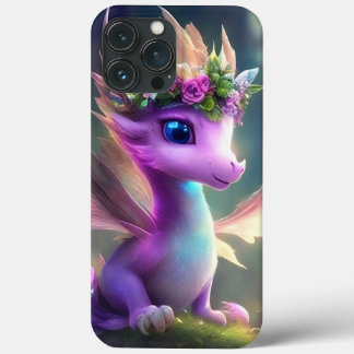 Purple Fairy Dragon iPhone 13 Pro Max Case