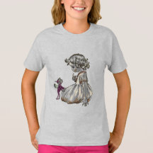 Purple Fairy & Girl Tshirt 