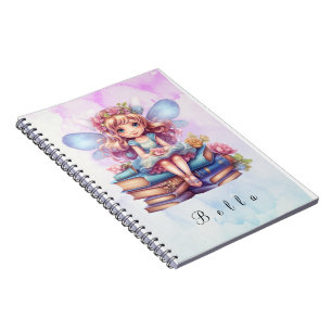 purple fairy magic notebook