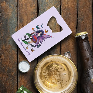 Purple Fairy Mushroom Butterflies