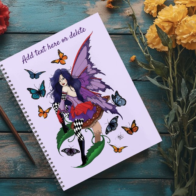 Purple Fairy Mushroom Butterflies Planner (Creator Uploaded)