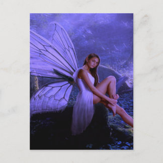 Purple Fairy Postcard
