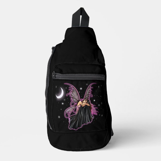 Purple Fairy Print Cut Sew Bag (Front)