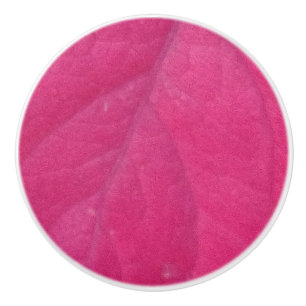 Purple Fall Leaf Ceramic Knob