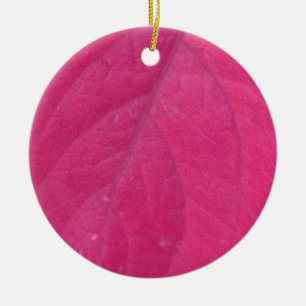 Purple Fall Leaf Ceramic Tree Decoration