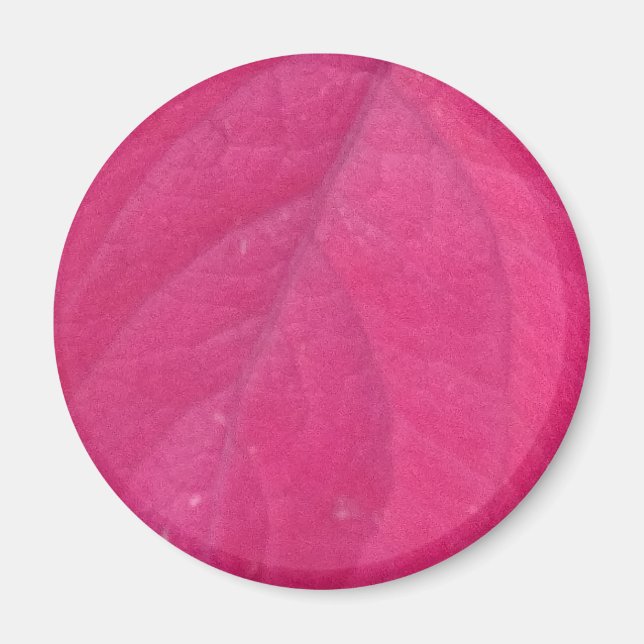 Purple Fall Leaf Magnet (Front)