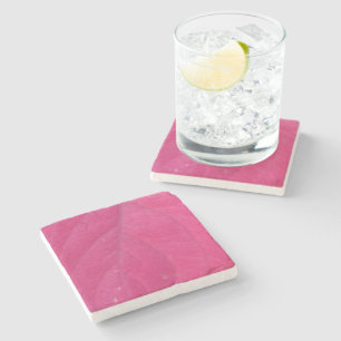 Purple Fall Leaf Stone Coaster