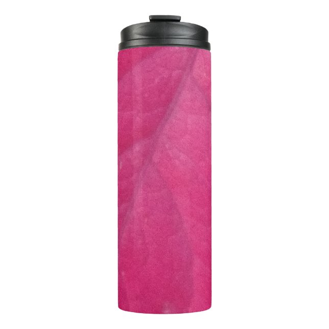 Purple Fall Leaf Thermal Tumbler (Front)