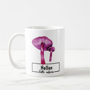 Purple Fall Mushroom Coffee Mug