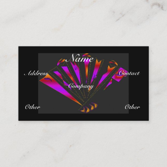 Purple Fantasia Business Card (Front)